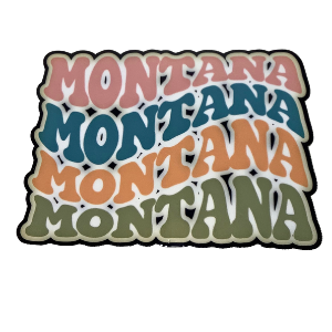 Retro Montana Sticker