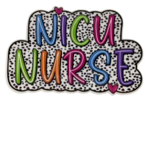 NICU NURSE STICKER